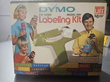 Vintage  Dymo 1800 Tapewriter Label Maker uses 3/8 inch with Case picture