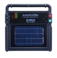 American Farmworks 30 Mile Solar Electric Fence Charger/Energizer picture