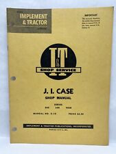 Vintage I&T Shop Service Manual C-10 J. I. Case Tractor Series 500 600 900B picture