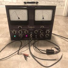 SIMPSON Model 479 TV-FM Signal Generator, Crystal Calibrator + Cables -Powers On picture