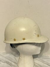 Vintage Fibre-Metal White Fiberglass Hard Hat picture