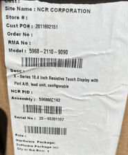 NCR 10.4 Resistive Touch X-Series Display 5968-2110-9090 PORT A/B CONFIG LEAD picture