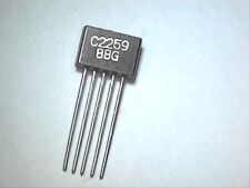 [4 pc] 2SC2259 transistor Dual matched NPN Silicon SIP-5 package picture