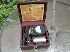 Complete vintage Ideal Industries 50-002 electric tachometer RPM meter with case picture