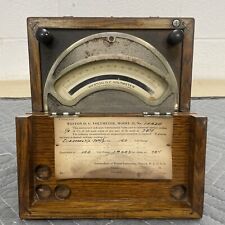 Vintage WESTON ELECTRICAL INSTRUMENT CO. Model 45 DC Voltmeter **Made In USA** picture