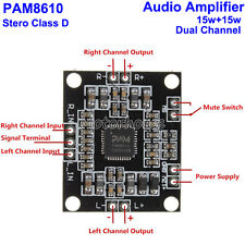 DC 5V-12V PAM8610 15W*15W Dual channel Stereo Class D Audio Amplifier AMP Board picture
