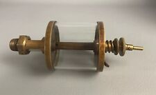 Vintage Antique Brass Glass Drip Oiler #57 Engine Detroit, Michigan Steampunk picture