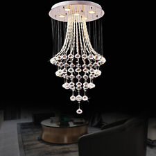 Modern Chandelier Ceiling Lamp Pendant Light Elegant Crystal Fixture Lighting picture