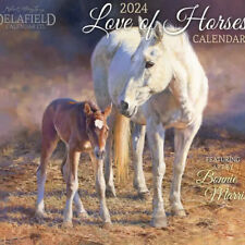 Robert Lang 2024 Love of Horses Wall Calendar w picture