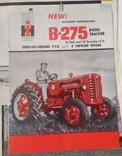 Vintage IH McCormick International B-275 Diesel Tractor Dealer Sales Brochure picture