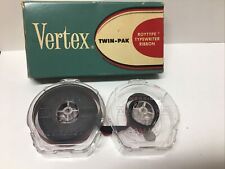 VERTEX Twin Pack Roytype Vintage TYPEWRITER RIBBON IN ORIGINAL BOX picture
