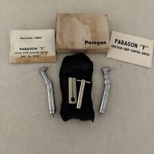 2 Vintage Young Dental Paragon Contra Angle Right Latch Type & Friction Grip picture