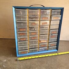 Vintage 36 Drawer Metal Akro-Mils Small Parts Storage Organizer Cabinet Bin picture