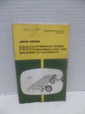 Vintage John Deere F931H Hydraulic Wheel Drawbar Cart And Attachments Manual picture