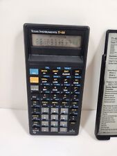 TI-68 Scientific Calculator w/Cover And Insert For Parts Vintage picture
