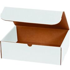 10x4x2 White Corrugated Shipping Mailers Packing Box Boxes Folding 100 To 1000 picture