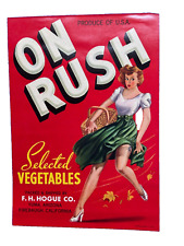 Vintage Produce Graphic Label from the Golden Age of Box Ad Art picture