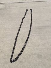 Vintage Farm Iron Tow Chain w/ 2 Hooks (A) - 13 Feet - 13 Pounds picture
