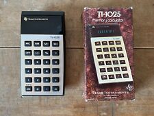 Vintage Texas Instruments Memory Calculator TI-1025 New with Box picture