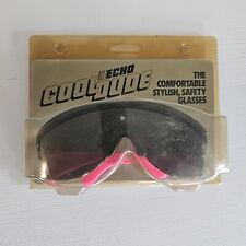 Vintage Echo Cool Dude Safety Glasses Pink Black 80s 90s Retro picture