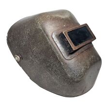Vintage Fiber Metal Welding Adjustable Helmet Welders Mask Fiber Glass Man Cave picture