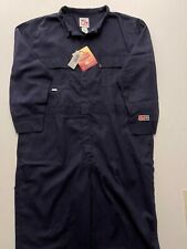 2112 Flash Fire And Arc Flash Protection Navy Solid Workwear Coveralls 7OZ HRC2 picture
