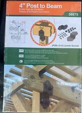 Pair of OZCO 56675 Laredo Sunset  4” Post to Beam Connector (2 per Pack) picture