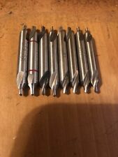 VINTAGE Lot Of 8  HS#3 Double End Drill Bits  *Good Used Condition* picture