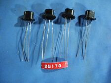 (4) LOT 2N170 Vintage Transistor Oval Top-Hat picture
