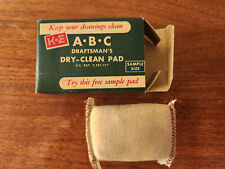 Vintage ABC DRAFTSMAN DRY CLEAN PAD by Keuffel & Esser Co., Sample size with Box picture