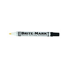 Dykem Brite-Mark® Medium Paint Marker, White, Bullet - 1 Each - 253-84003 picture