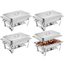 4 Pack Chafing Dish Buffet Set 8QT Food Warmer for Parties Buffets picture