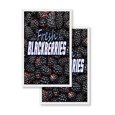 A-frame Sidewalk Fresh Blackberries 24