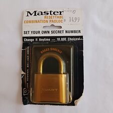 Vintage Master Lock Resettable Combination Padlock 2