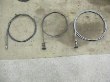 LOT OF 3  USED PTO Cables, Control Cables, Push /Pull    VINTAGE USA Made ? picture