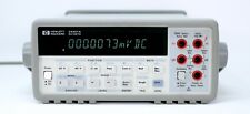 HP / Agilent 34401A Digital Multimeter, 6½ Digit Tested & Spot-on + Leads. Clean picture