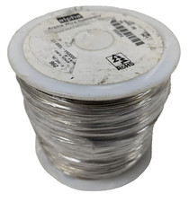 1000' Alpha 296-SV001 18AWG Hook-Up Bus Bar Solid Wire Tinned Copper 1.02mm NEW picture
