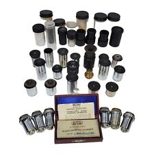 Bausch & Lomb Zeiss Microscope Objective Lens Collection Vintage Lot picture