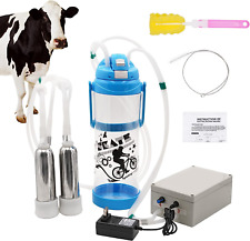 Cow Milking Machine Milker Electric Automatic Portable Adjustable Vacuum Pump picture