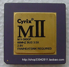 1pcs CYRIX MLL MII 300GP VINTAGE CERAMIC CPU FOR GOLD SCRAP RECOVERY picture