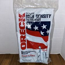 New 9-Pk Oreck Vacuum Bags XL Package No. 8000-9 Genuine High Density Filter Bag picture