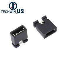 50-200pc 2.0mm PCB Pin Headers Jumper Cap Short Shunt Links Motherboard Cap L2KD picture