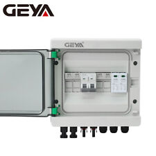 GEYA Solar PV Combiner Box Plastic 30A 2string 500DC Circuit Breaker Solar Panel picture