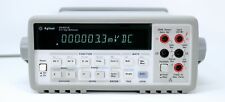 HP / Agilent 34401A Digital Multimeter, 6½ Digit Tested & Spot-on + Leads. Clean picture