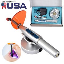[USA] Dental LED Curing Light Lamp Cordless Wireless Composite Cure 5W 2000mW picture