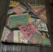 Vintage NICOLE MILLER Collection Silk ADDRESS BOOK picture