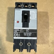 Siemens HHED63B040 Bolt-On 40Amp 3Pole 600Volt Molded Case Circuit Breaker *FLAW picture