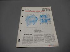 VINTAGE DELCO REMY 27-SI 200 TYPE CHARGING SYSTEM SERVICE GUIDE BULLETIN picture
