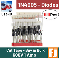 100 Pcs 1N4005 Diode 1A 600V Rectifier Diode DO-41 Fast IN4005 | US SHIP exp picture