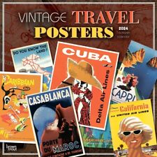 Vintage Travel Posters | 2024 12x24